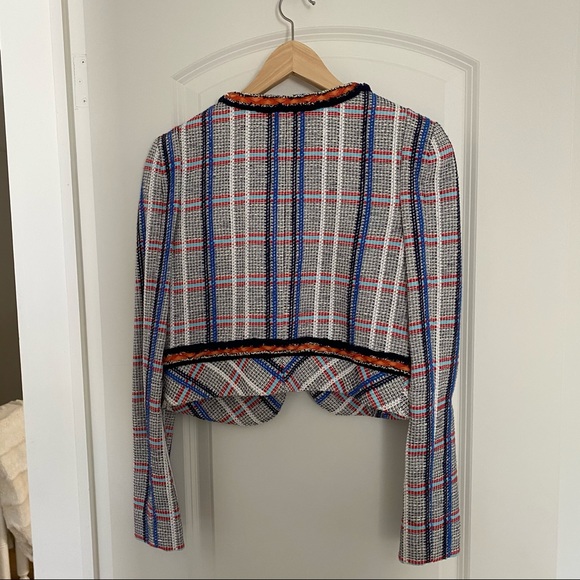 Rebecca Minkoff embellished blazer sz 0 - Picture 9 of 13